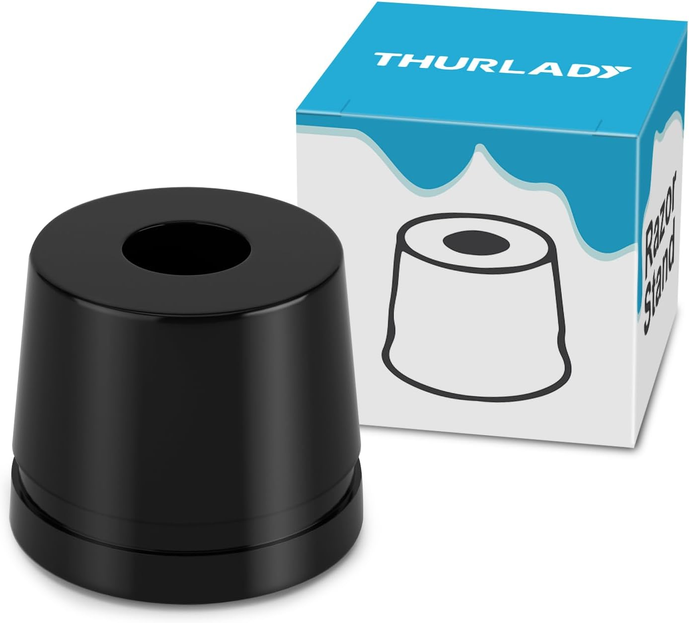 Safety Razor Stand, Safety Razor Holder (Matte Black)