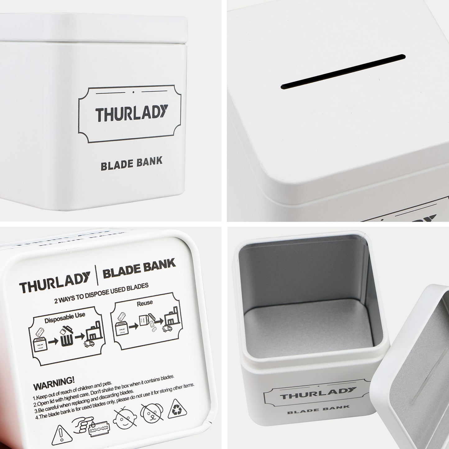 White - Razor Blade Bank