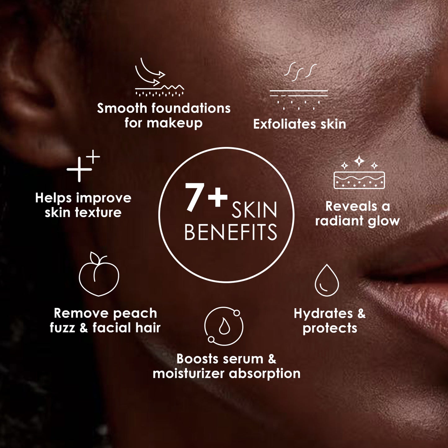 Dermaplane Razor, Metal with Silicone, 1 Handle and 10 Blades, Blue