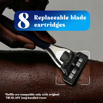 5-Blade Razor Refills, Only fits Basic Razor Handle, 8 Count