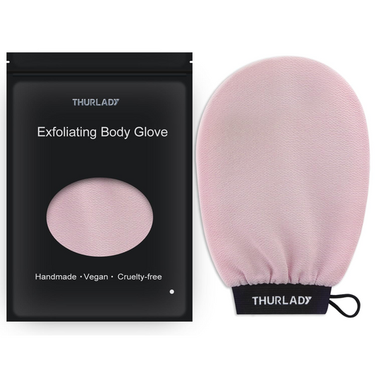 1 Pack Exfoliating Glove for Shower, Pink