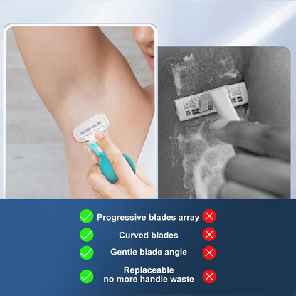 Travel Razor Refill Blades, 6 Count