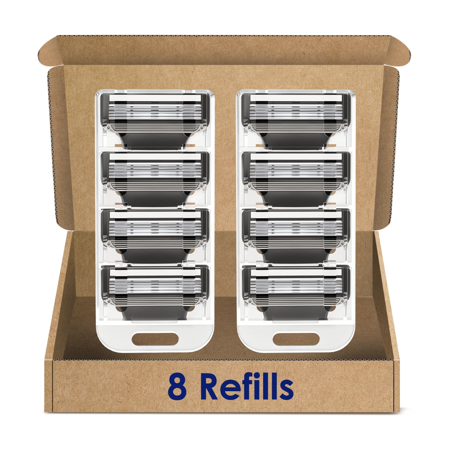 5-Blade Razor Refills, Only fits Basic Razor Handle, 8 Count