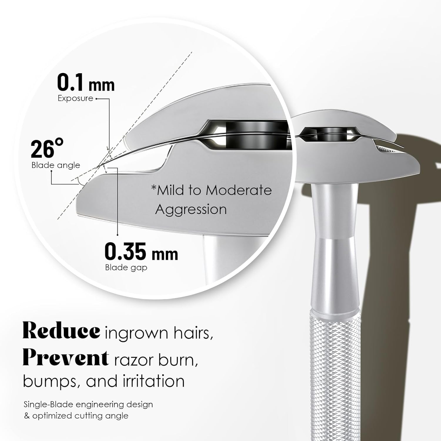 Single Blade Razors for Men, Shaving Kit