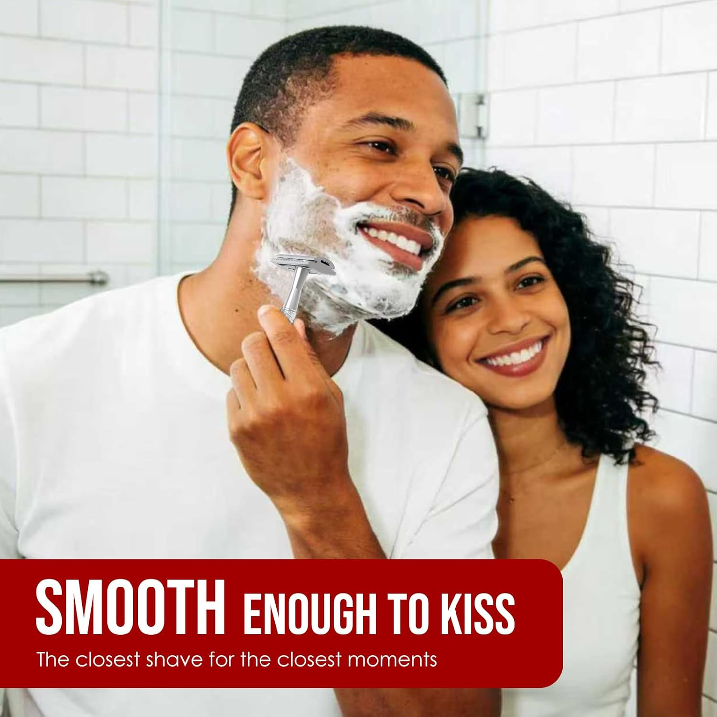 Shaving Kit Gifts for Men, Single Blade Safety Razor Kit
