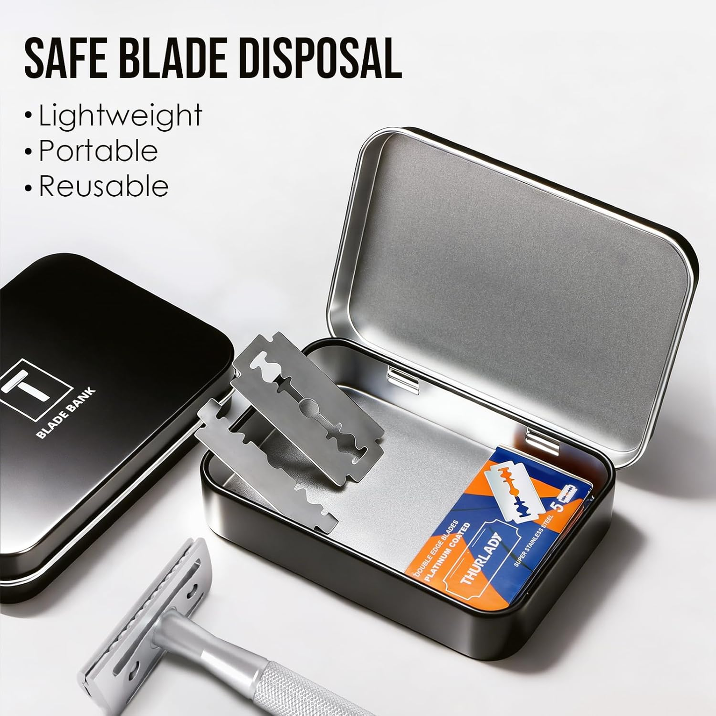 Shaving Kit Gifts for Men, Single Blade Safety Razor Kit