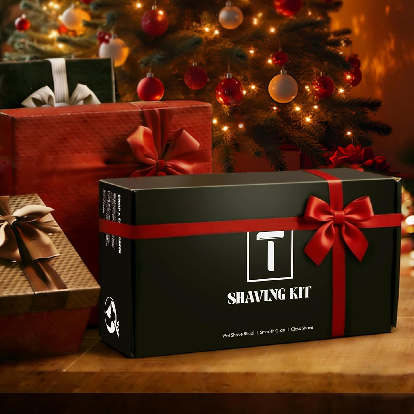 Shaving Kit Gifts for Men, Single Blade Safety Razor Kit