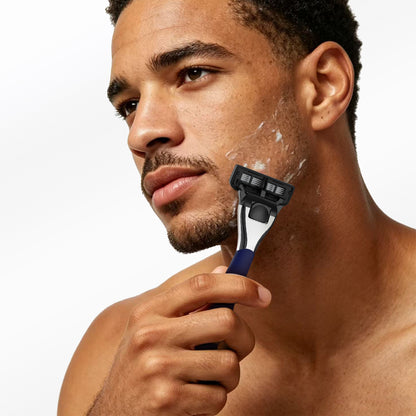 5-Blade Basic Razors for Women and Men, 1 Razor Handle, 9 Razor Cartridges & Shower Hook