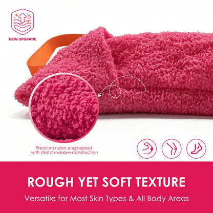 Exfoliating Soap Saver Bags for Deep Cleansing, 2 Pack, Rose