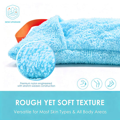 Exfoliating Soap Saver Bags for Deep Cleansing, 2 Pack, Blue