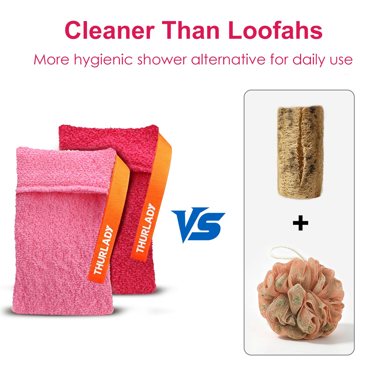 Exfoliating Soap Saver Bags for Deep Cleansing, 2 Pack, Rose